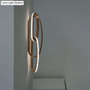 GobekUsa Modern Aluminium Gold LED Wall Sconce for Living Room