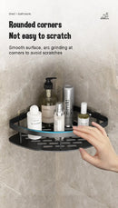 GobekUsa Modern Aluminum Bathroom Corner Caddy Shelf