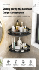 GobekUsa Modern Aluminum Bathroom Corner Caddy Shelf