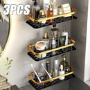 GobekUsa Modern Aluminum Bathroom Corner Caddy Shelf
