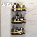 GobekUsa Modern Aluminum Bathroom Corner Caddy Shelf
