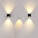 GobekUsa Modern Aluminum RGB Wall Light - Black/Brushed Silver; Single/Double Sided LED; Ideal for Corridor Lighting