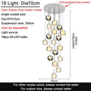 GobekUsa Crystal LED Ceiling Chandelier for Living Room, Bedroom, Dining, and Kitchen