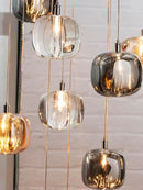 GobekUsa Crystal LED Ceiling Chandelier for Living Room, Bedroom, Dining, and Kitchen