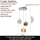 GobekUsa Crystal LED Ceiling Chandelier for Living Room, Bedroom, Dining, and Kitchen