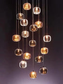 GobekUsa Crystal LED Ceiling Chandelier for Living Room, Bedroom, Dining, and Kitchen