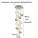 GobekUsa Crystal LED Chandelier for Home Decoration and Modern Lighting
