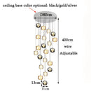 GobekUsa Crystal LED Chandelier for Home Decoration and Modern Lighting