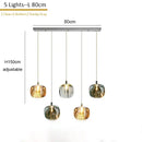 GobekUsa Crystal LED Chandelier: Modern Staircase Pendant Light for Stylish Home Decor