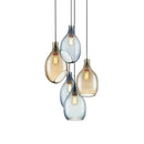 GobekUsa Glass Pendant Lights: Modern Wine Bottle Lamps for Living Room, Bedroom, Kitchen