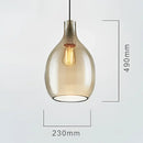 GobekUsa Glass Pendant Lights: Modern Wine Bottle Lamps for Living Room, Bedroom, Kitchen