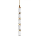 GobekUsa Ballet Pendant Lamp Clear Amber Glass Shade Restaurant Bedroom Lighting