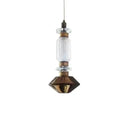 GobekUsa Ballet Pendant Lamp Clear Amber Glass Shade Restaurant Bedroom Lighting
