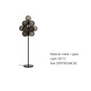 GobekUsa Bubble Glass LED Floor & Table Lamp Set for Modern Living Room & Bedroom