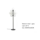 GobekUsa Bubble Glass LED Floor & Table Lamp Set for Modern Living Room & Bedroom