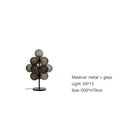 GobekUsa Bubble Glass LED Floor & Table Lamp Set for Modern Living Room & Bedroom