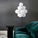 GobekUsa Bubble Glass LED Floor & Table Lamp Set for Modern Living Room & Bedroom