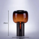 GobekUsa Dark Glass Vase for Desk Decor, Creative Hydroponics Floral Ornaments
