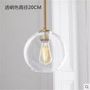 GobekUsa Glass Ball LED Pendant Light: Modern Silver Gold Nordic Kitchen Decor