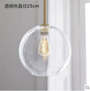 GobekUsa Glass Ball LED Pendant Light: Modern Silver Gold Nordic Kitchen Decor