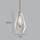 GobekUsa Glass Chandelier: Amber Pendant Lights for Dining, Living Room, Bedroom, Hotel, Cafe