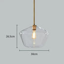 GobekUsa Glass Chandelier: Amber Pendant Lights for Dining, Living Room, Bedroom, Hotel, Cafe