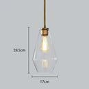 GobekUsa Glass Chandelier: Amber Pendant Lights for Dining, Living Room, Bedroom, Hotel, Cafe