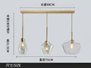 GobekUsa Glass Chandelier: Amber Pendant Lights for Dining, Living Room, Bedroom, Hotel, Cafe