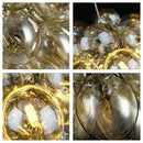 GobekUsa Glass Chandelier Leds Ceiling Lamp for Designer Bedroom Lighting Fixture