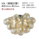 GobekUsa Glass Chandelier Leds Ceiling Lamp for Designer Bedroom Lighting Fixture