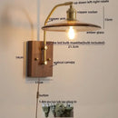GobekUsa Glass Copper LED Wall Lamp Modern Stair Light Fixtures applique murale