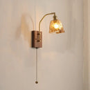 GobekUsa Glass Copper LED Wall Lamp Modern Stair Light Fixtures applique murale