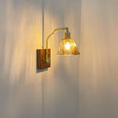 GobekUsa Glass Copper LED Wall Lamp Modern Stair Light Fixtures applique murale