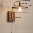 GobekUsa Glass Copper LED Wall Lamp Modern Stair Light Fixtures applique murale