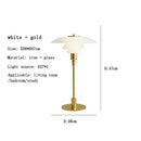 GobekUsa Glass Desk Lamp: Modern Nordic Table Lamp for Home, Office, or Hotel