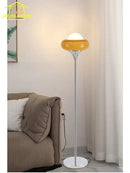 GobekUsa Glass Iron LED Floor Lamp Modern Decor Art Stand Light Bedside Study Living
