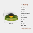 GobekUsa Glass LED Ceiling Light in Amber/Gray/Green - Modern Indoor Lighting for Various Spaces