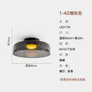 GobekUsa Glass LED Ceiling Light in Amber/Gray/Green - Modern Indoor Lighting for Various Spaces