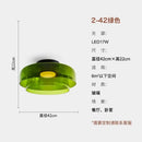 GobekUsa Glass LED Ceiling Light in Amber/Gray/Green - Modern Indoor Lighting for Various Spaces