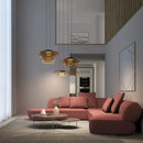 GobekUsa Glass Chandelier LED Pendant Lights Modern Home Decor
