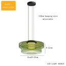 GobekUsa Glass Chandelier LED Pendant Lights Modern Home Decor