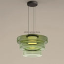 GobekUsa Glass Chandelier LED Pendant Lights Modern Home Decor