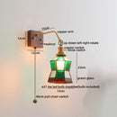GobekUsa LED Wall Sconce Pull Chain Switch Modern Style Light Fixtures
