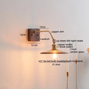 GobekUsa LED Wall Sconce Pull Chain Switch Modern Style Light Fixtures