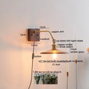 GobekUsa LED Wall Sconce Pull Chain Switch Modern Style Light Fixtures