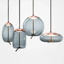 GobekUsa BROKIS Knot Glass Pendant Chandelier Luminaria Deco Bedside Lamp