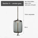 GobekUsa BROKIS Knot Glass Pendant Chandelier Luminaria Deco Bedside Lamp