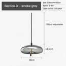 GobekUsa BROKIS Knot Glass Pendant Chandelier Luminaria Deco Bedside Lamp