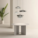 GobekUsa Glass Plate Ceiling Pendant Lights LED Fixture