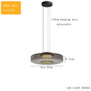 GobekUsa Glass Plate Ceiling Pendant Lights LED Fixture